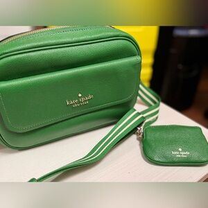 Kate Spade Rosie Pebbled Leather Flap Camera Bag - NEW WITH TAG